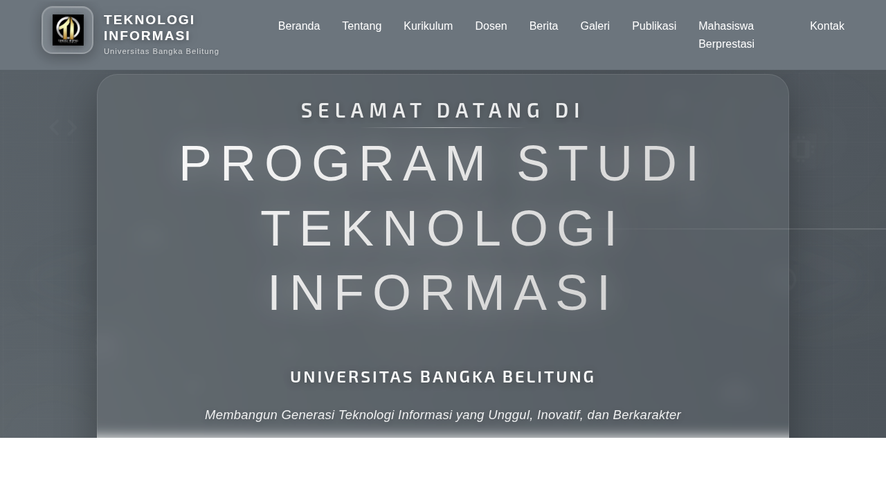 Website Prodi TI UBB